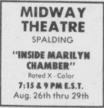Midway Theatre - 1977 AD FOR PORN